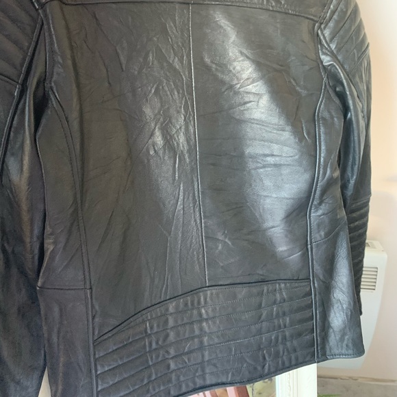 DEADWOOD Recycled women leather jacket, designer - Picture 9 of 13